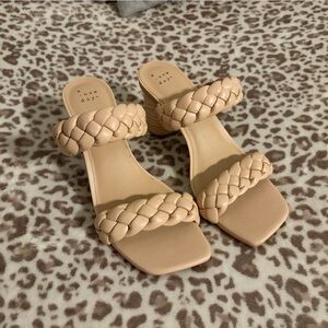 A new day braided heels